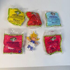 1992‎ Cabbage Patch Kids McDonalds Happy Meal Toys Lot of 6 All 5 Characters Vtg